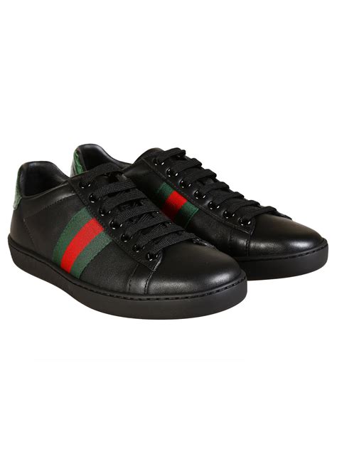 gucci sneakers zwart heren|women's Gucci sneakers sale.